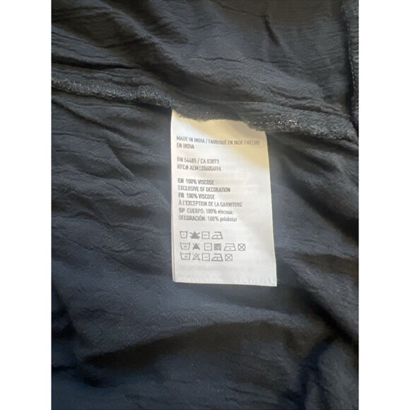 American Eagle Embroidered Bell Sleeve Top Size Large Women’s Floral Boho - Picture 9 of 10